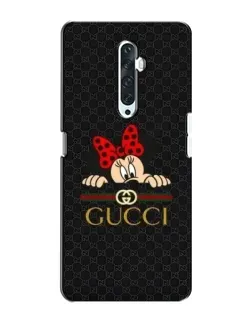 Чехол для OPPO Reno 2Z с картинкой «Минни Маус Gucci — черный»