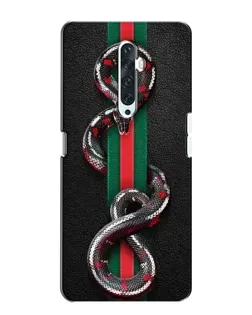 Чехол для OPPO Reno 2Z с картинкой «Gucci — змея на полосе» Чехол для OPPO Reno 2Z с картинкой «Gucci — змея на полосе»