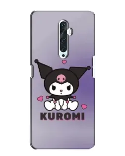 Чехол для OPPO Reno 2Z с картинкой «Kuromi — фиолетовый арт»