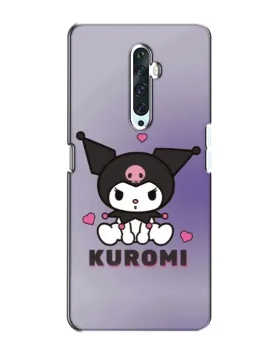 Чехол для OPPO Reno 2Z с картинкой «Kuromi — фиолетовый арт»