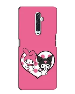 Чехол для OPPO Reno 2Z с картинкой «Kuromi и My Melody»