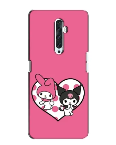 Чехол для OPPO Reno 2Z с картинкой «Kuromi и My Melody»