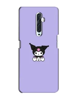 Чехол для OPPO Reno 2Z с картинкой «Kuromi — фиолетовый минимализм»