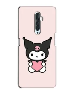 Чехол для OPPO Reno 2Z с картинкой «Kuromi и сердце»