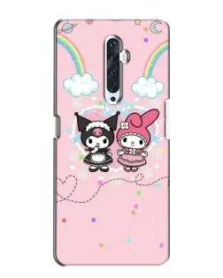 Чехол для OPPO Reno 2Z с картинкой «My Melody и Kuromi»