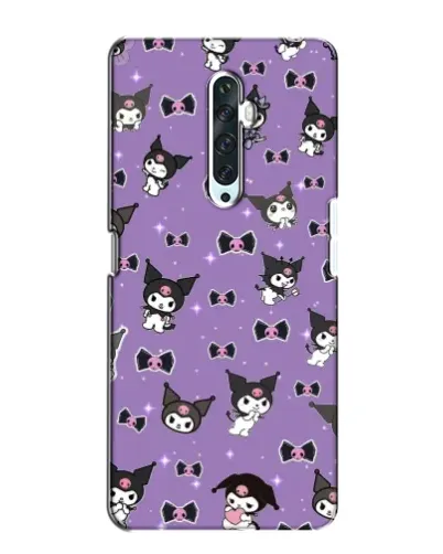 Чехол для OPPO Reno 2Z с картинкой «Kuromi — паттерн»