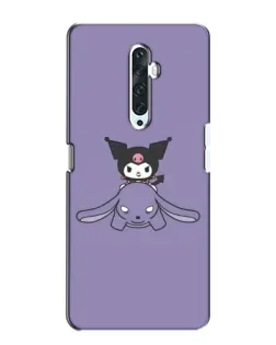 Чехол для OPPO Reno 2Z с картинкой «Kuromi на лиловом фоне»