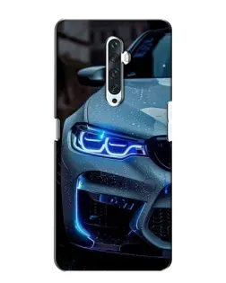 Чохол для OPPO Reno 2Z з картинкою «Погляд BMW з синіми фарами»