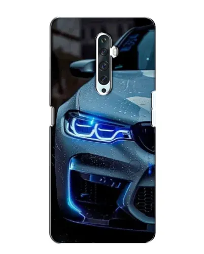 Чехол для OPPO Reno 2Z с картинкой «Взгляд BMW с синими фарами»