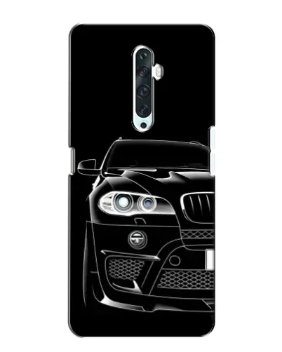 Чехол для OPPO Reno 2Z с картинкой «Темный силуэт BMW»