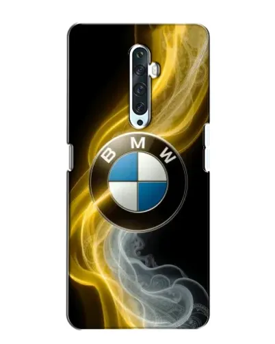 Чехол для OPPO Reno 2Z с картинкой «Золотистый дым BMW»