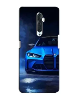Чехол для OPPO Reno 2Z с картинкой «Голубая BMW M4» Чехол для OPPO Reno 2Z с картинкой «Голубая BMW M4»