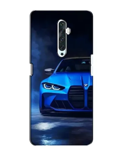 Чехол для OPPO Reno 2Z с картинкой «Голубая BMW M4»