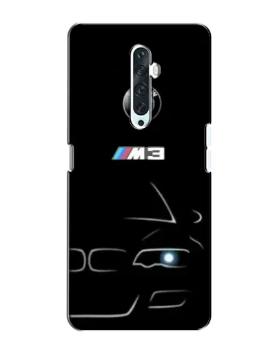 Чехол для OPPO Reno 2Z с картинкой «Минималистичный принт BMW M3»