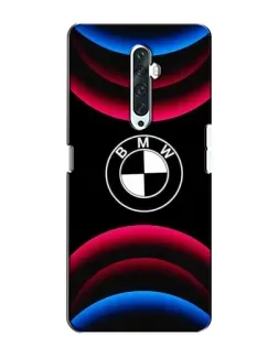 Чехол для OPPO Reno 2Z с картинкой «Логотип BMW и неоновые дуги» Чехол для OPPO Reno 2Z с картинкой «Логотип BMW и неоновые дуги»