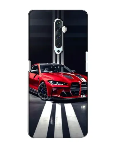 Чехол для OPPO Reno 2Z с картинкой «Красная BMW на дороге»