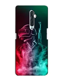 Чехол для OPPO Reno 2Z с картинкой «PUBG — огненный воин» Чехол для OPPO Reno 2Z с картинкой «PUBG — огненный воин»