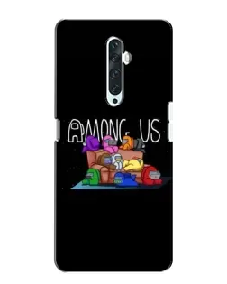 Чехол для OPPO Reno 2Z с картинкой «Логотип Among Us»