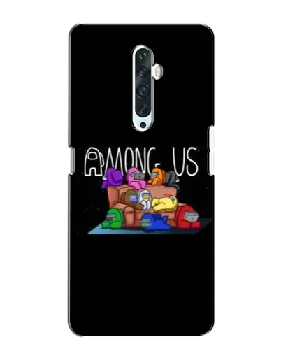 Чехол для OPPO Reno 2Z с картинкой «Логотип Among Us»