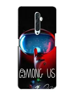 Чохол для OPPO Reno 2Z з картинкою «Червоний імпостер — макро» Чохол для OPPO Reno 2Z з картинкою «Червоний імпостер — макро»