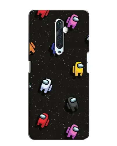 Чехол для OPPO Reno 2Z с картинкой «Космический паттерн Among Us»
