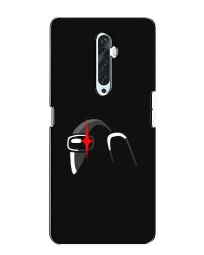 Чехол для OPPO Reno 2Z с картинкой «Among Us шлем»