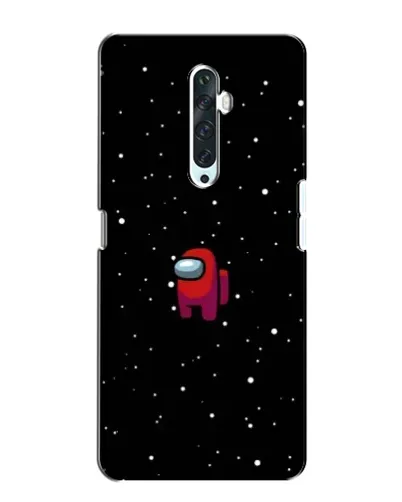 Чехол для OPPO Reno 2Z с картинкой «Красный Among Us»