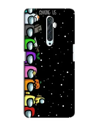 Чехол для OPPO Reno 2Z с картинкой «Команда Among Us»