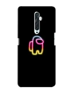 Чехол для OPPO Reno 2Z с картинкой «Among Us градиент»
