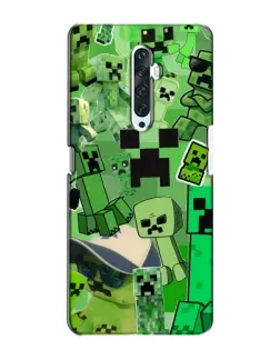 Чохол для OPPO Reno 2Z з картинкою «Кріпери Minecraft» Чохол для OPPO Reno 2Z з картинкою «Кріпери Minecraft»