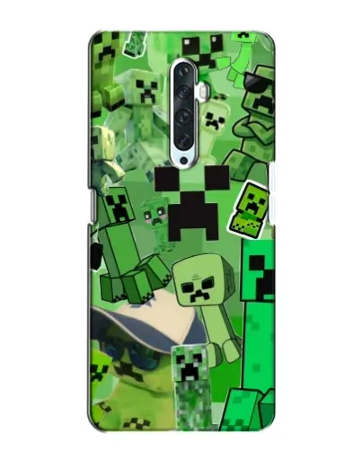 Чехол для OPPO Reno 2Z с картинкой «Криперы Minecraft» Чехол для OPPO Reno 2Z с картинкой «Криперы Minecraft»