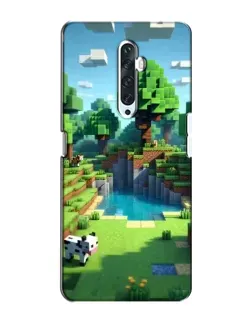 Чехол для OPPO Reno 2Z с картинкой «Minecraft летний день»