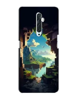 Чехол для OPPO Reno 2Z с картинкой «Вид из пещеры»