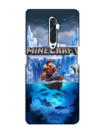 Чехол для OPPO Reno 2Z с картинкой «Minecraft ледяной мир» Чехол для OPPO Reno 2Z с картинкой «Minecraft ледяной мир»