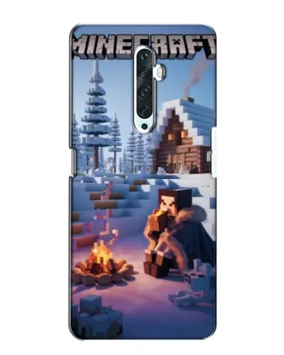 Чехол для OPPO Reno 2Z с картинкой «Зимний Minecraft» Чехол для OPPO Reno 2Z с картинкой «Зимний Minecraft»