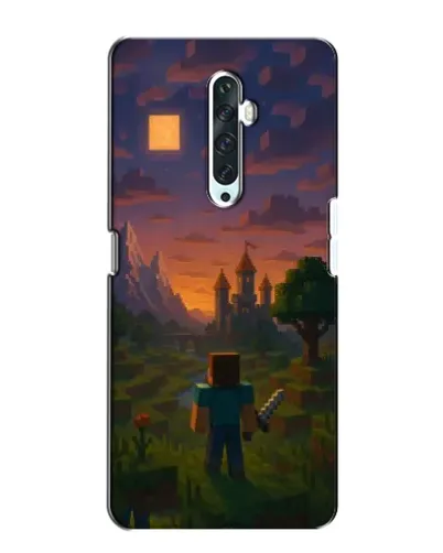 Чехол для OPPO Reno 2Z с картинкой «Стив у башни» Чехол для OPPO Reno 2Z с картинкой «Стив у башни»