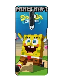 Чохол для OPPO Reno 2Z з картинкою «Губка Боб Minecraft» Чохол для OPPO Reno 2Z з картинкою «Губка Боб Minecraft»