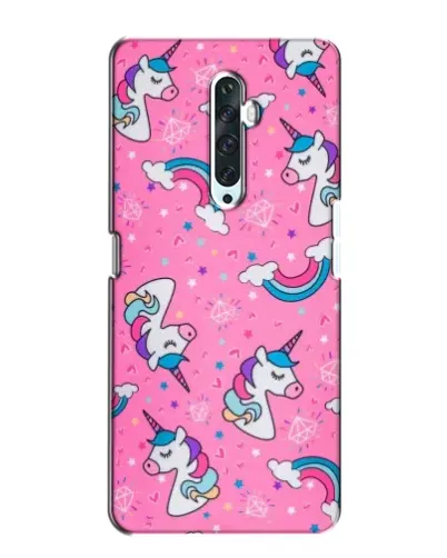 Чехол для OPPO Reno 2Z с картинкой «Unicorn паттерн розовый» Чехол для OPPO Reno 2Z с картинкой «Unicorn паттерн розовый»