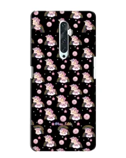 Чехол для OPPO Reno 2Z с картинкой «Magic Unicorn паттерн»