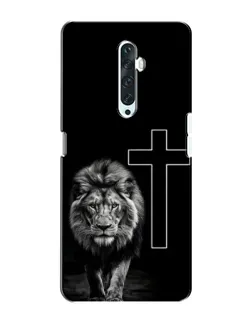 Чехол для OPPO Reno 2Z с картинкой «Лев и Крест»