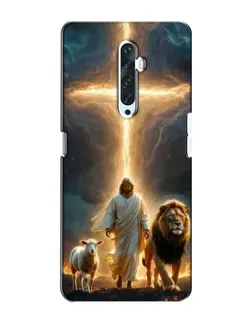 Чехол для OPPO Reno 2Z с картинкой «Лев Иуды и Свет»