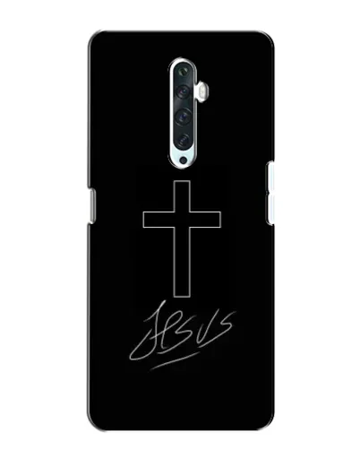 Чехол для OPPO Reno 2Z с картинкой «Графический крест Jesus» Чехол для OPPO Reno 2Z с картинкой «Графический крест Jesus»