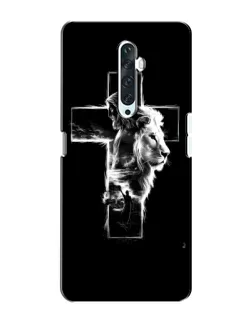 Чохол для OPPO Reno 2Z з картинкою «Сяючий хрест Jesus»