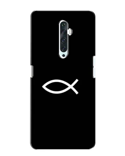 Чехол для OPPO Reno 2Z с картинкой «Символ рыбы Jesus» Чехол для OPPO Reno 2Z с картинкой «Символ рыбы Jesus»