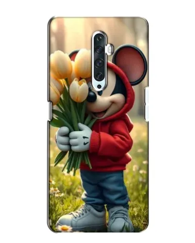 Чехол для OPPO Reno 2Z с картинкой «Микки с тюльпанами» Чехол для OPPO Reno 2Z с картинкой «Микки с тюльпанами»