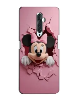 Чехол для OPPO Reno 2Z с картинкой «Минни сквозь стену»