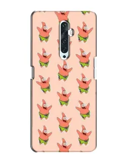 Чехол для OPPO Reno 2Z с картинкой «Патрик Стар паттерн»