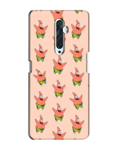 Чехол для OPPO Reno 2Z с картинкой «Патрик Стар паттерн»