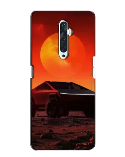 Чехол для OPPO Reno 2Z с картинкой «Cybertruck на Марсе»