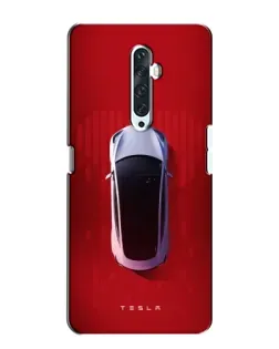 Чохол для OPPO Reno 2Z з картинкою «Tesla Top View»